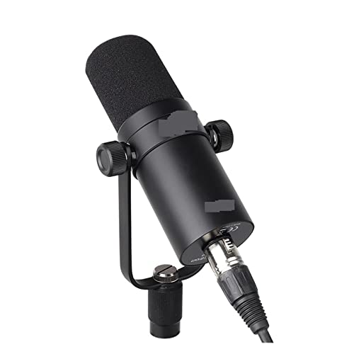 Microphone dynamique streaming production studio avec réduction de bruit arrière