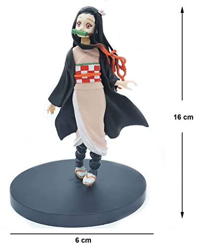 Image of Awestuffs Action Figure Limited Edition for Car Dashboard, Decoration, Cake, Office Desk & Study Table (Nezuko D Slayer)
