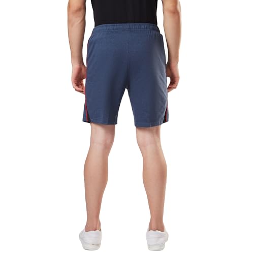 Image of berge' Men's Knits Cotton Polyester Fabric Long Shorts with Secure Zipper Pockets Casual for Men|Gym|Half Pants for Men|Mens