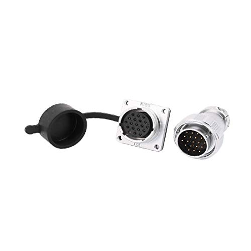 Conector de aviación macho/hembra XA24 AC500V 5A 19 terminales miniatura 1