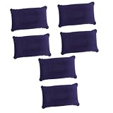 Sosoport 6 Piezas Almohada al Aire Libre Esterilla Hinchable colchonetas inflables Almohada de Campamento Almohada Inflable para Acampar Almohadas para Acampar Almohadas de Cama cámping