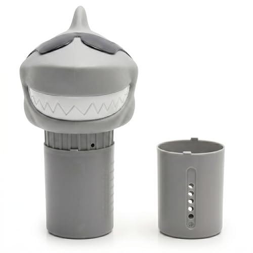 GAME Solar Light-Up Floating Pool Chlorine Dispenser – Flower Design, Adjustable Control Ring, Holds Up to 5 x 3” Chlorine Tablets, for Above-Ground & In-Ground Pools