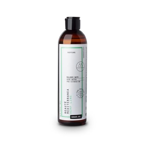 Gel de Ducha Corporal 100% Vegano - 300 ml - Ideal como Acondicionador Cutáneo Gracias a la Provitamina B-5 - Jabón de Baño de uso Diario - Beauté Mediterranea Balance Bath