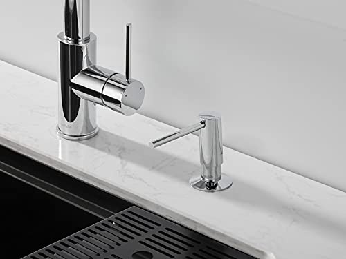 Aguastella ASF026CH Built In Soap Dispenser Chrome For Kitchen Sink With Soap Bottle Countertop Pump thumb #2