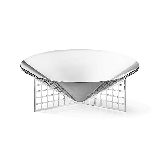 Georg Jensen Matrix Bowl, Medium, högglanspolerat rostfritt stål av Monica Förster