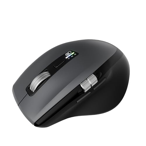 INFINMIND Wireless Side Scroll Mouse with Multi-Device, Ergonomic Computer Mice with Smart Flying...