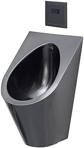 Bathroom Toilet Urinal for Male Sanitary Ware, Wall-Mounted Male Urinal,Stainless Steel Smart Sensor Urinal Small Vertical Toilet for Bars, Shopping Malls (Size : C) ()
