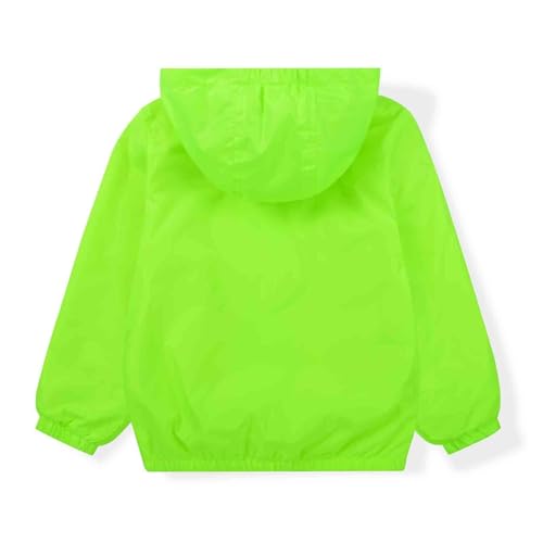 Image of SUNDAY ROSE Boys Windbreaker Jacket Hooded Lightweight Windroof Water-resistant Outdoor Coats for Kids
