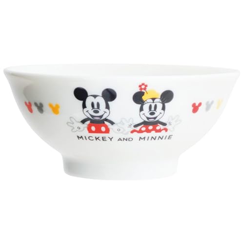 ディズニー ミッキーマウス ミニーマウス こども用 お茶碗 直径10.5cm 電子レンジ 食洗機対応 食器 雑貨 子供用食器 ミッキー&ミニー キャラクター グッズ 日本製 117120