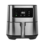 SIA SAF55SS 5.5L Air Fryer, Stainless Steel, 1700W, 8 Program, Digital Touch Control, 60 Minute Timer, 80-200°C Range