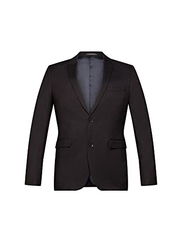 ESPRIT Collection Herren 992eo2g303 Blazer, Schwarz, 102