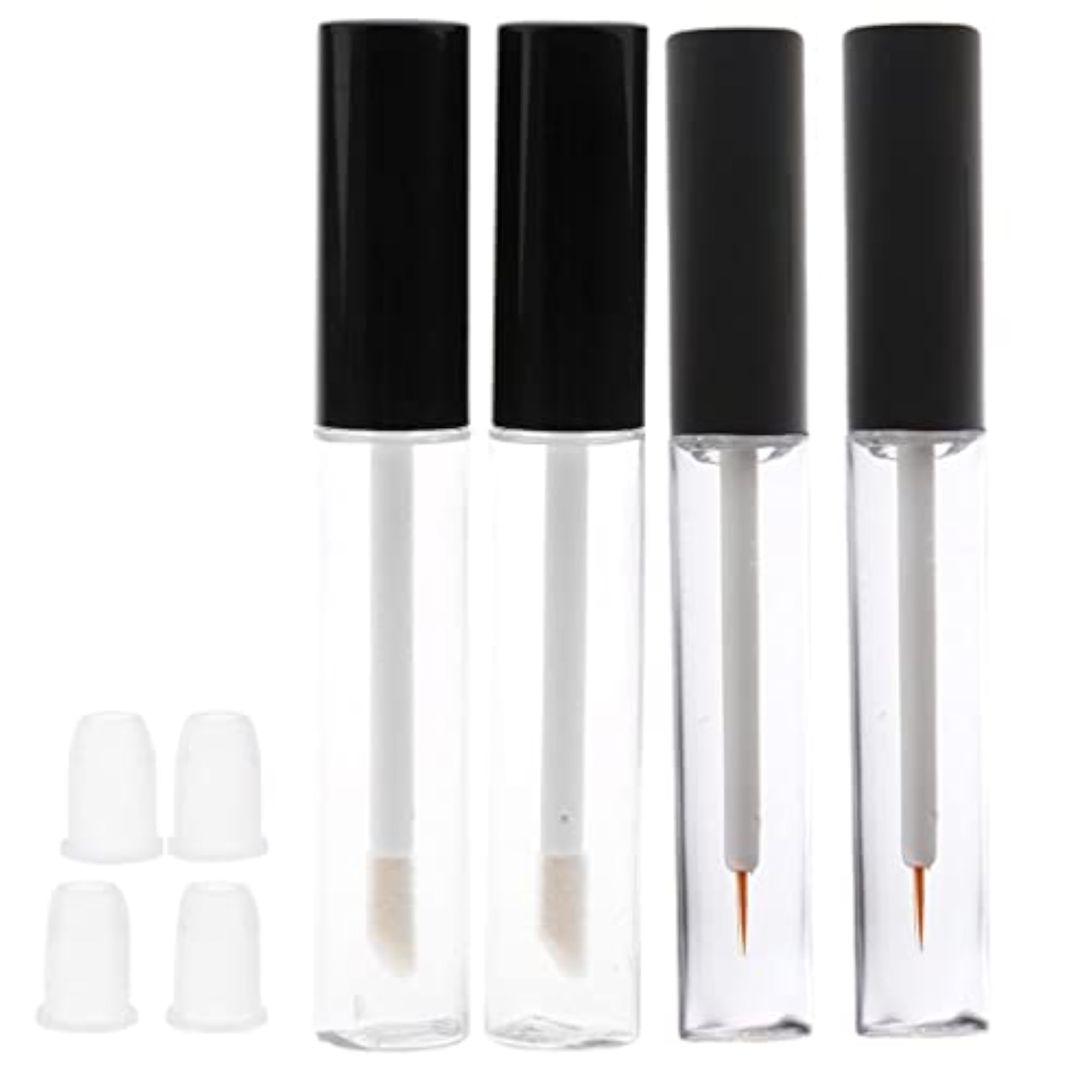 4 Pieces 7ml Refillable Empty Lip Gloss Eyeliner Tubes