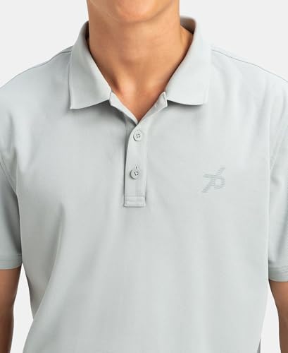 Image of Jockey AM38 Men Microfiber Fabric Solid Half Sleeve Polo T-Shirt with StayDry & StayFresh Technology