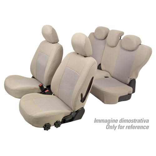 Housses de siège Hilux beige rénovation intérieur usé