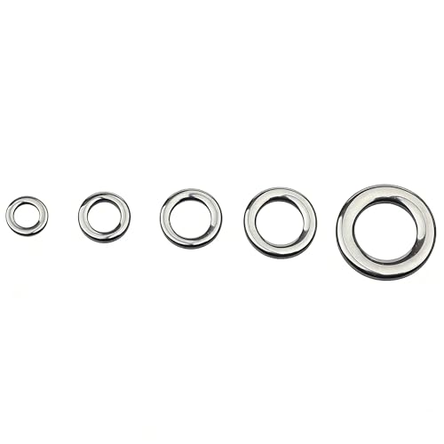 Anillas de acero inoxidable sin costura 200 pcs miniatura 1