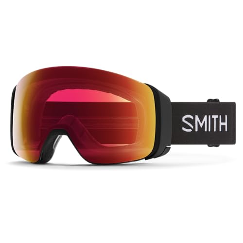 SMITH OPTICS I/O MAG 4D Ski- Snowboardbrille BLACK 22 - ChromaPOP Red Mirror Photochromic NEU