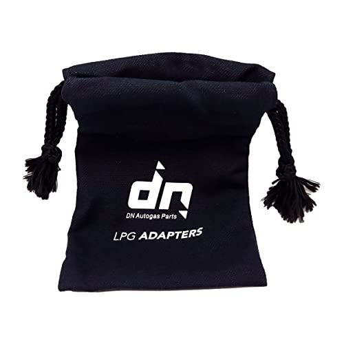 DN Autogas Parts LPG GPL Gasflasche Nachfülladapter Set M22 für All Europe ACME DISH EURONOZZLE BAYONET mit Tasche