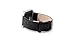 Fitbit Blaze Smart Fitness Watch Band,Thankscase Genuine Leather Strap Wrist Band Replacement, Spring Bar and Beautiful Embossed Pattern for Fitbit Blaze Smart Fitness Watch.(Diamond Black)