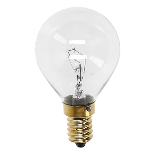 LUTH Premium Profi Parts Ampoule de Four E14 G45 40W 300°C Transparent 45 mm Ø 77 mm 230 V Compatible avec Neff Bosch Siemens pour Four Réfrigérateur...