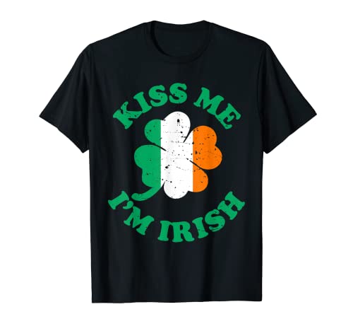 Kiss Me Im Irish Funny St Patricks day T-Shirt