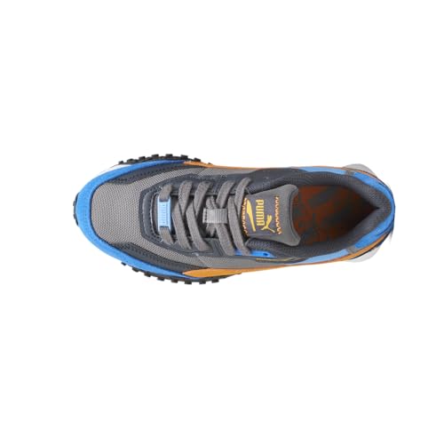 PUMA Kids Boys Blktop Rider BTS Lace Up Sneakers Shoes Casual - Blue, Grey - Size 6.5 M4