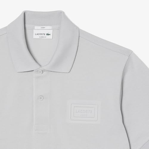 Image of Lacoste Mens Cotton Classic Fit Short Sleeve Embossed Branding Polo Shirt