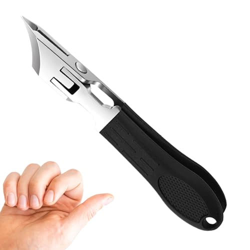 Zuasdvnk Cortaúñas inclinado | Cortaúñas - Antisalpicaduras Acero Inoxidable Removedor de Cutículas y Manicura Pedicura Set para Hogar y Viajes