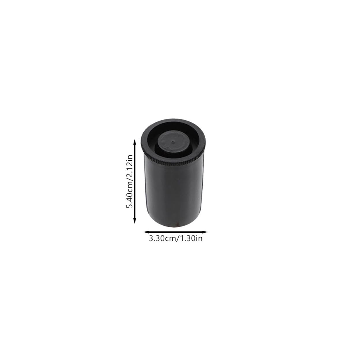 Alipis Boîtes de Rangement pour Films Photo en Plastique Couvercle Boîte Cylindrique Noire Lot de 50 Pièces Étui Étanche et Anti-Poussière pour Stockage et Transport de Pellicules