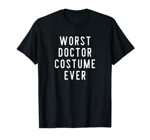 Parejas de disfraces de Halloween Peor disfraz de médico Camiseta