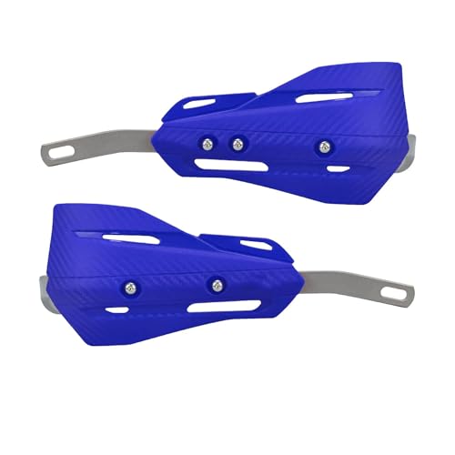 Protège-mains moto universels alu bleu protection guidon brosse à vent pour Ducati