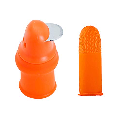 FzJs-J-in Thumb Cutter Separator Finger Tools Picking Device for Garden Harvesting Plant Gardening New