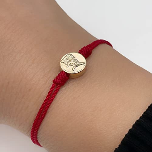 St Michael Archangel Coin Medal on Adjustable Red Cord Wrist Adjustable Bracelet4