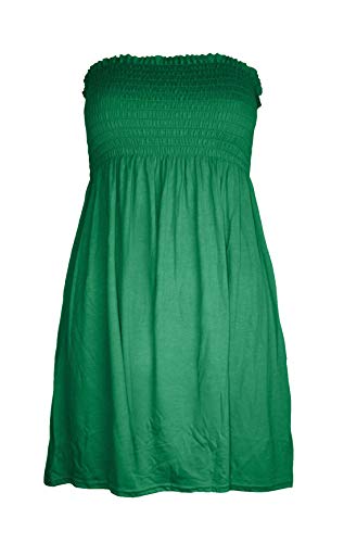 Damen Trägerloses Bandeau-Kleid aus Jersey...