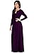 KOH KOH Sleeve Modest Flowy Summer Sexy Gown Cocktail