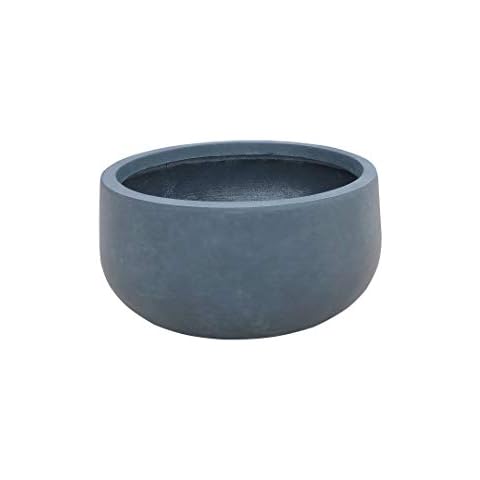Kante Lightweight Concrete Outdoor Round Bowl Planter Cover