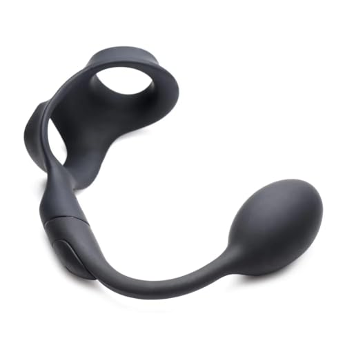 Anillo para testículos y plug íntimo para noches en pareja