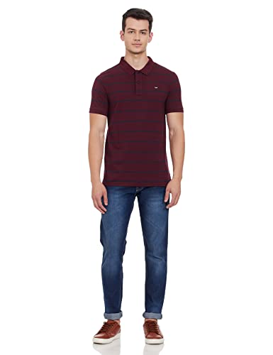 Image of Wrangler Men's Striped Slim Fit T-Shirt