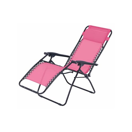 O'Sun Fauteuil Relax de Jardin Multi Positions - Rose