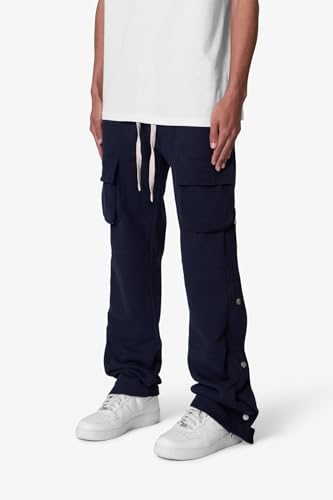 mnml Men's Snap Front Fleece Cargo Pants4