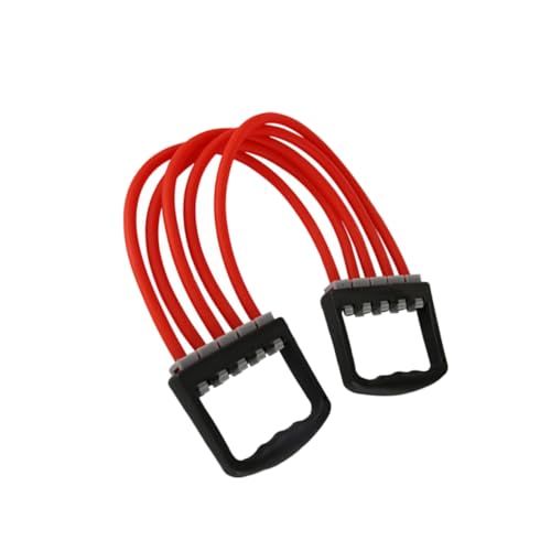 ULTECHNOVO Expansor de Pecho Ajustable con Resistencia por Muelles Banda Elástica para Ejercicio de Brazos Entrenamiento de Fuerza y Musculación Equipo Portátil para Hombres Color Aleatorio