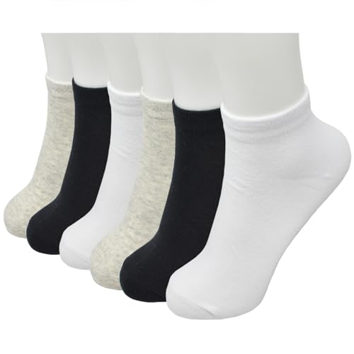 Image of Glory Max 6 Pairs Women Cotton Thin Ankle Low Cut Lightweight Casual Socks