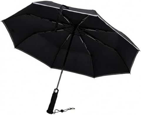 Uzi Tactical Self Defense Umbrella – Windproof Unbreakable Fiberglass with Carbide Tip - Lightweight, Large, Portable, Travel Umbrella for Men & Women – Combat-Ready for Rain, Snow & Wind