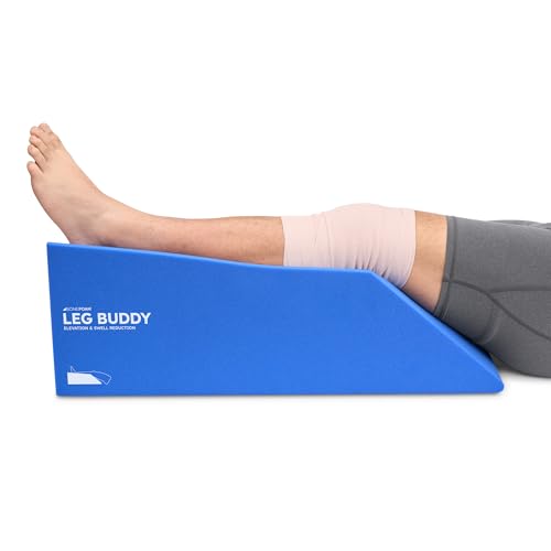 Image of BoneFoam Leg Buddy Post-Op Elevation Pillow for Leg, Ankle & Foot Surgery | Knee Replacement Recovery & Sleep Aid | Reduce Swelling | Designed with Physicians | Made in USA | Graphics May Vary