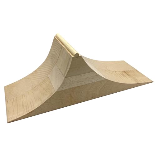 Uanqfegy Fingerboard-Rampe, professionelle Skateboard-Rampe aus Holz – realistische Fingerboard-Hindernisse für Jungen und Kinder (Stil 1)