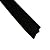 20 Foot 7/8" Smooth Black T-Molding Arcade Mame