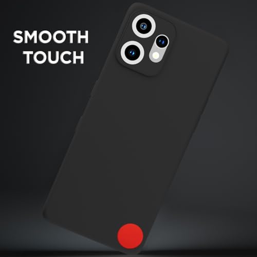 Image of Outlouders Back Cover for CMF by Nothing Phone 2 Pro 5G | Camera Protection | Durable Soft Matte Silicone Bumper Case (Black)