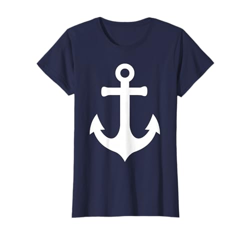 Boat Anchor for Women Nautical Boating Style Summer Sailing T-Shirt