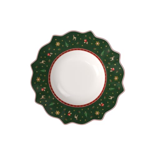 Villeroy & Boch Toy's Delight 260 mm Deep Plate, Green