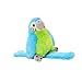 JunZheHub Interactive Parrot Plush Doll and Snap Bracelet for Children, Blue