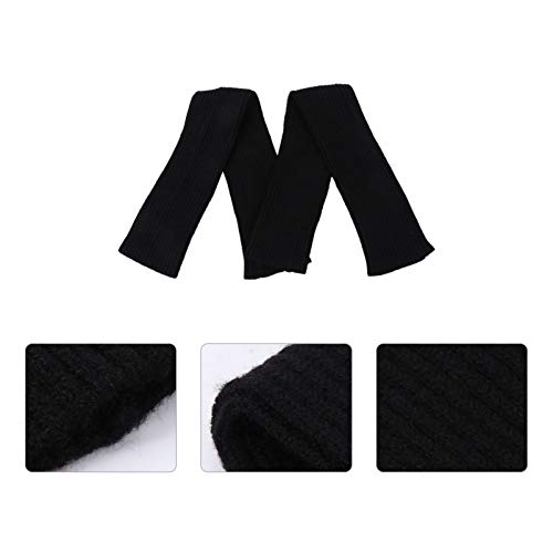 Luvas de inverno sem dedos KesYOO para aquecer os braços, luvas de tricô, para mulheres e meninas, P